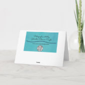 蜂と花バイブル聖句ノートカード カード (裏面)