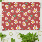 蜂と花 キッチンタオル (折り畳み)