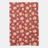 蜂と花 キッチンタオル (縦)