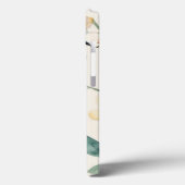 蜂と花 – クリームフローラ蜂蜜ビーパターン Case-Mate iPhoneケース (裏面 / 左)