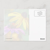 蜂と花 ポストカード (裏面)