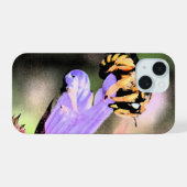 蜂と花 iphcna iPhone 15ケース (裏面横)