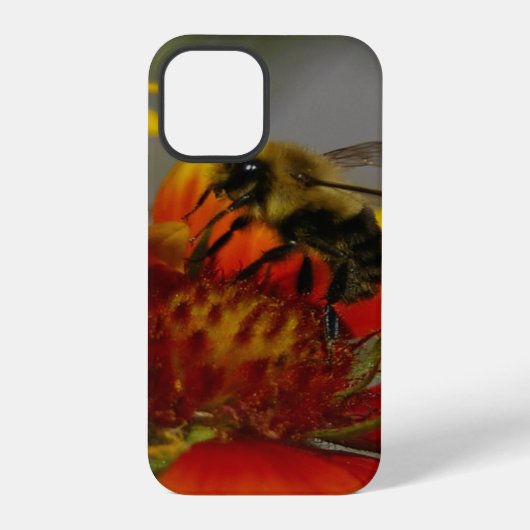 蜂と花 iPhoneケース (裏面)