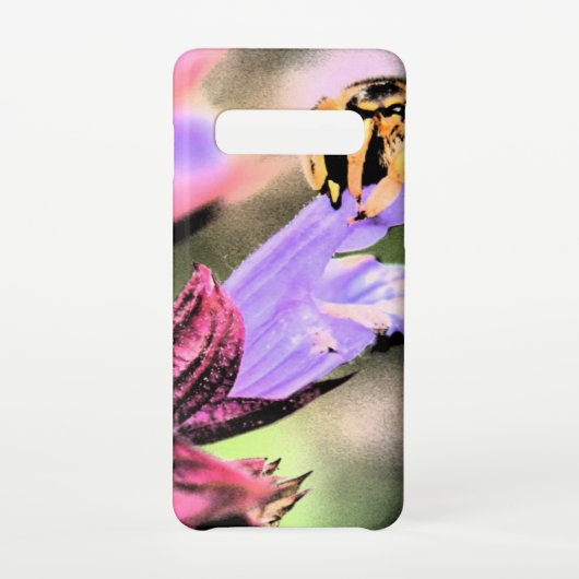 蜂と花sgcnm samsung galaxyケース (裏面)