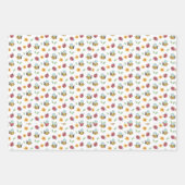 蜂と虫類詰め合わせ包装紙 ラッピングペーパーシート (正面)