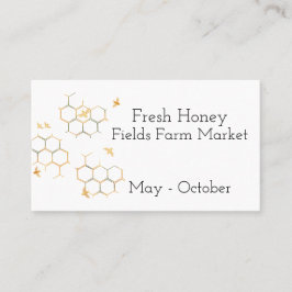 蜂と蜂の巣新鮮な蜂蜜の名刺 名刺
