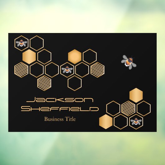 蜂と蜂 ウィンドウサイン (シート3)