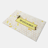 蜂と蜂 ドアマット (アングル)