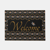 蜂と蜂 ドアマット (正面)