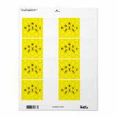 蜂と蜂 ラベル (フルシート)