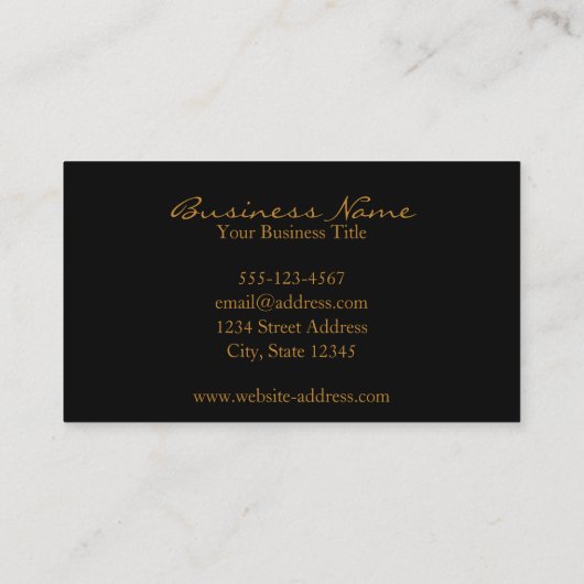 蜂と蜂 名刺 (裏面)