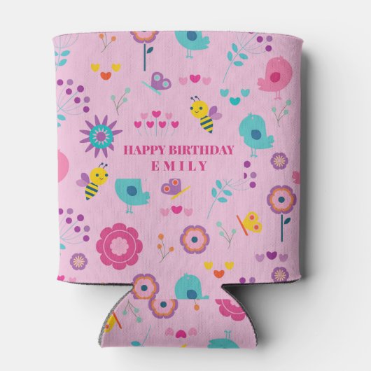 蜂と鳥 缶クーラー (裏面)