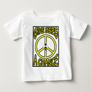 蜂にチャンスを与えて下さい ベビーTシャツ