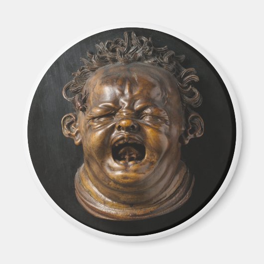 蜂に刺された泣き叫ぶ子ども マグネット (正面)