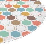 蜂のはちの巣モジュールパターン カッティングボード (角)