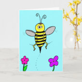 蜂のひざ カード (黄色い花)
