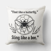 蜂のように刺す クッション (正面)