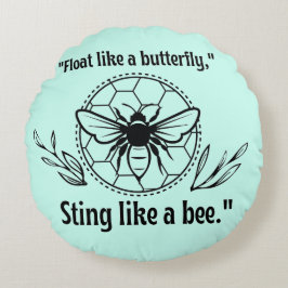 蜂のように刺す ラウンドクッション