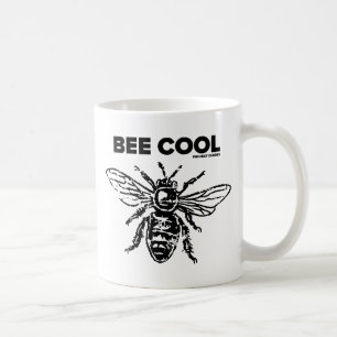 蜂のカッコいい コーヒーマグカップ