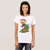 蜂のクリスマスパッケージ Tシャツ (正面フル)