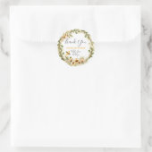 蜂のステッカーをここに貼ってくれてありがとう ラウンドシール (バッグ)