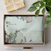 蜂のティッシュペーパーが付いている日本のな花のプリント 薄葉紙 (ギフト)