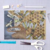 蜂のティッシュペーパー 薄葉紙 (クラフト)