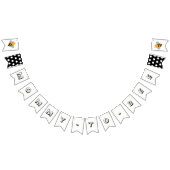 蜂のテーマのベビーシャワーの旗-蜂へのお母さん バンティングフラッグ (全)