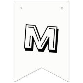 蜂のテーマのベビーシャワーの旗-蜂へのお母さん バンティングフラッグ (第3の旗)