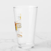 蜂のデザイン タンブラーグラス (左)