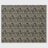 蜂のハートは月相異教のニューエイジ木材 ラッピングペーパー (フラット)