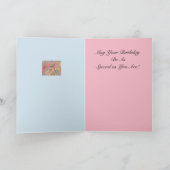 蜂のバースデー・カード カード (内部)