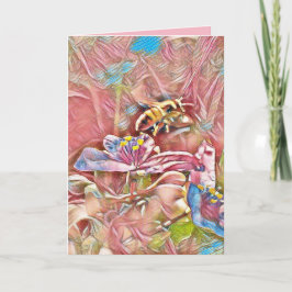 蜂のバースデー・カード カード