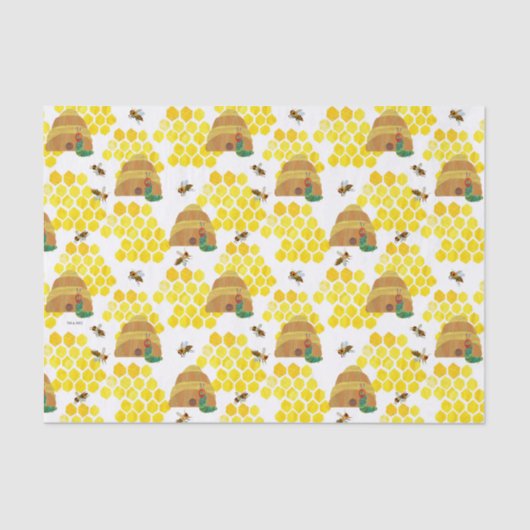 蜂のパターン救は非常に飢えた毛虫 薄葉紙 (正面)
