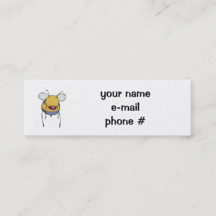 蜂のプロフィールカード スキニー名刺