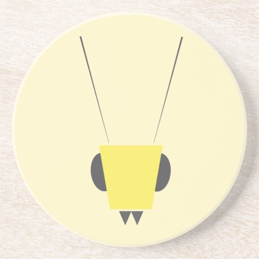 蜂のヘッドコースター コースター (正面)