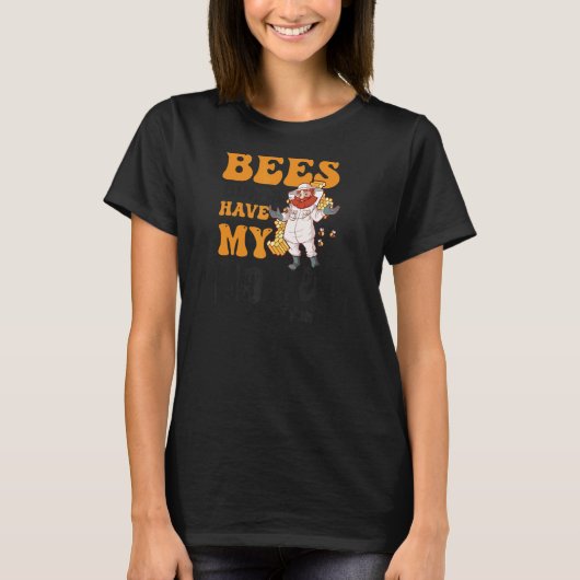 蜂のベッタは私の蜂蜜の養蜂家を持っている Tシャツ (正面)