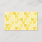 蜂のベビーシャワーのおむつのラッフルのエンクロージャカード エンクロージャーカード (裏面)