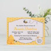 蜂のベビーシャワーの招待状 招待状 (スタンド正面)