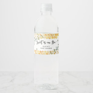 蜂のベビーシャワーの水瓶のラベル ペットボトルラベル