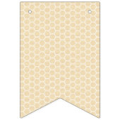 蜂のベビーシャワーへの素朴なヴィンテージのお母さん バンティングフラッグ (第1の旗)