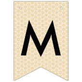 蜂のベビーシャワーへの素朴なヴィンテージのお母さん バンティングフラッグ (第3の旗)