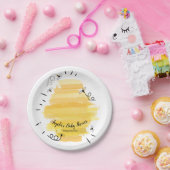 蜂のベビーショーのパーティーの紙皿 ペーパープレート (パーティー)