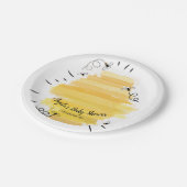 蜂のベビーショーのパーティーの紙皿 ペーパープレート (アングル)