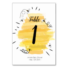 蜂のモダンなテーブル数 テーブルナンバー