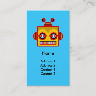 蜂のロボットおもしろいのプロフィールカード 名刺