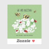 蜂の一種救の1つパーソナライズされた シール (シート)