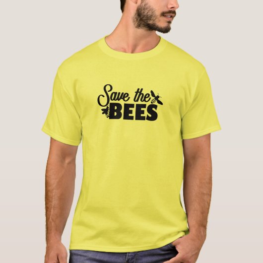 蜂の人のワイシャツを救って下さい Tシャツ (正面)