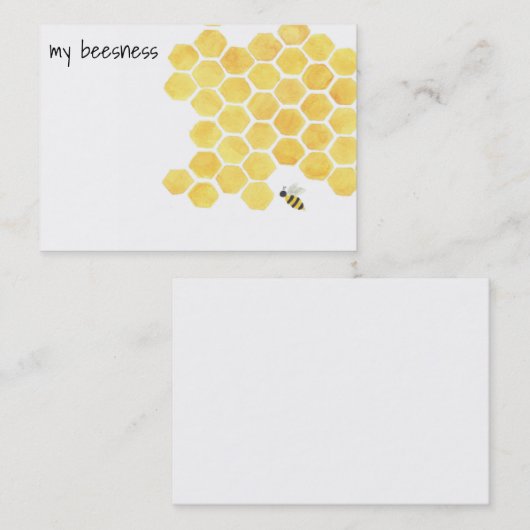 蜂の名刺! 名刺 (正面/裏面)
