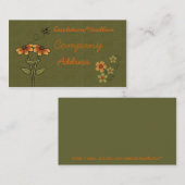 蜂の名刺 名刺 (正面/裏面)